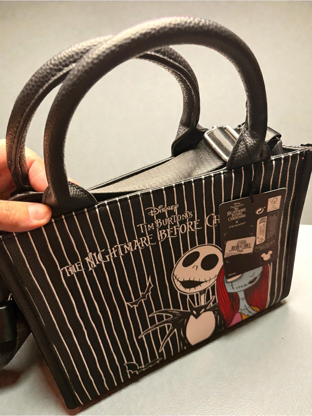 The Nightmare Before Christmas Sally & Jack Black Tote Bag by Primark NWT - Picture 7 of 10